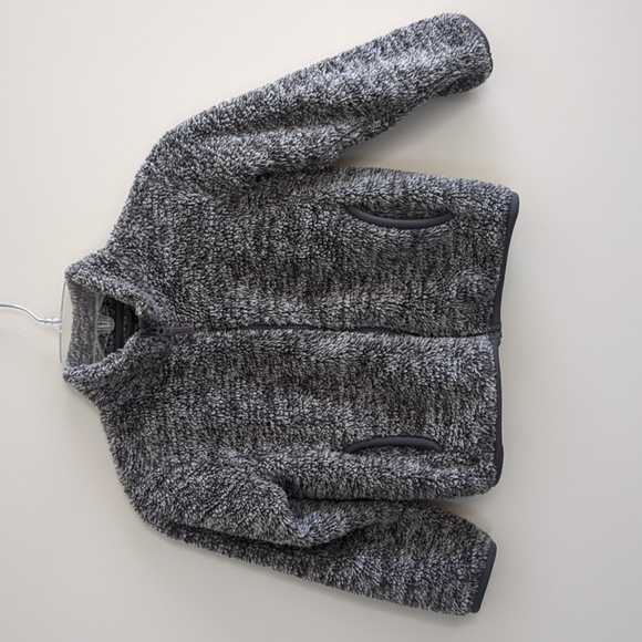 UNIQLO Little Kids Fluffy Yarn Fleece Full Zip Jacket (Size 5/6) - Picture 1 of 8